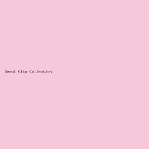 Five-piece Seoul Clip Collection set arranged in a gift box, showing pink, wine, and cream colored hair accessories.